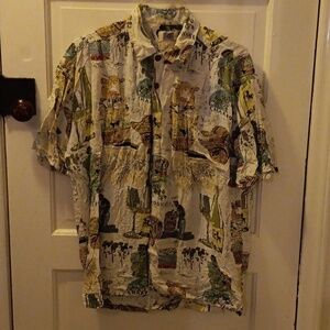 Kahala Hawaiian shirt large beach cruise vaca